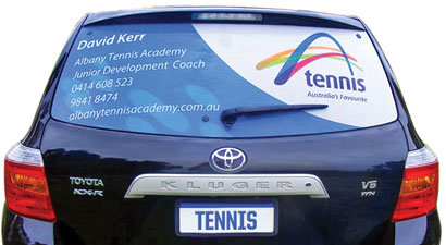 car window signage