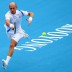 Nikolai Davydenko bounds like a kangaroo at Kooyong.