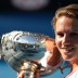 Esther Vergeer with her winning trophy.