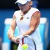 Sam Stosur muscled her way to victory against Lauren Davis.