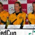 Dave Taylor, Sam Stosur and Jarmila Groth speak to the media ahead of this weekend's Fed Cup tie versus Hobart. TENNIS AUSTRALIA