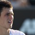 Bernard Tomic in action at Australian Open 2011. Getty Images