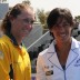 Sam Stosur and Francesca Schiavone. Credit: Dave Clifford