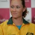 Sam Stosur at the Fed Cup Press Conference in Hobart. Credit: Dave Clifford