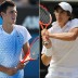 Bernard Tomic and Ben Mitchell. GETTY IMAGES and AFP