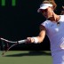 Sam Stosur hits a forehand in Miami. GETTY IMAGES
