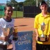 2011 Optus 16s National Claycourt Champions (l to r:) Naiktha Bains and Rhys Johnson