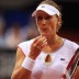 Sam Stosur plays it cool during her first round win at the Porsche Tennis Grand Prix in Stuttgart. Getty Images