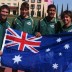 Australia's Junior Davis Cup team flies the flag in San Luis Potosi, Mexico. GEORGE KYRGIOS