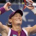 Sam Stosur celebrates her victory over Serena Williams in the 2011 US Open final. Getty Images