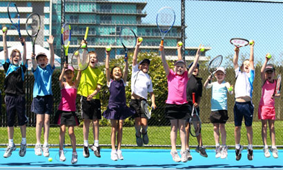 kids with racquets kids with racquets