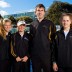 WA team members Maddison Inglis, Anja Dokic, Joe McCarthy (Captain) and Ivana Vojinovic at the Optus 14s Australian Teams Championships at Melbourne and Olympic Parks. Mark Riedy