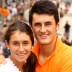 Sara and Bernard Tomic, Melbourne, 2012. GETTY IMAGES