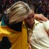 Nicole Bradtke celebrates with Jarmila Gajdosova (right) after she clinches the winning rubber. TENNIS AUSTRALIA