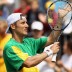 Matt Ebden salutes