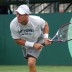 Lleyton Hewitt practises
