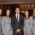 The Australian team of (L-R) Sam Stosur, Jarmila Gajdosova, captain David Taylor, Casey Dellacqua and Olivia Rogowska arrive at the Fed Cup Official Team Dinner on Thursday night; Tennis Australia