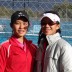 Alyssa Boey and Choo Lyn Yuen Malaysia at the Junior Fed Cup in Bendigo 