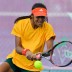 Naiktha Bains in action during the second singles rubber of the Australia v China Junior Fed Cup qualifying final; Bill Conroy Naiktha Bains in action during the second singles rubber of the Australia v China Junior Fed Cup qualifying final; Bill Conroy