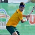 Thanasi Kokkinakis in action during the Junior Davis Cup Asia/Oceania qualifying competition in Bendigo; Bill Conroy
