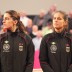Germans Andrea Petkovic (L) and Julia Goerges; Tennis Australia