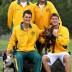 The Aussies at the Official Draw