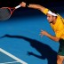 Marinko Matosevic serves during the Davis Cup reverse singles between Australia and Korea: Getty Images