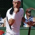 Playing his first competitive match in four months following surgery, Aussie wildcard Lleyton Hewitt displayed typical tigerishness but was ultimately defeated 7-6(2) 6-3 6-7(4) 6-3 by Slovenian Blaz Kavcic in the first round of the French Open; Getty Images