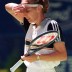 STEFFI GRAF: WON 1996 ROLAND GARROS, 1996 WIMBLEDON, 1996 US OPEN; fourth round 1997 AUSTRALIAN OPEN – Finding herself in the same position as in 1996 (beginning the year having won the last three majors of the previous season), it was a healthier Graf who arrived at the 1997 Australian Open. But not for long. Stricken by the heat wave that had engulfed Melbourne that year, Graf was unable to handle the conditions when she took to the court for her fourth round match against South African Amanda Coetzer, a player far more used to Southern Hemisphere heat. Despite leading 4-0 in the second set and receiving treatment from medical staff to keep her going, Graf was unable to finish the job, eventually falling 6-2 7-5; Getty Images