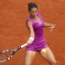 Sara Errani hits a forehand during her semifinal defeat of Sam Stosur at the French Open; Getty Images
