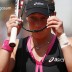 Australia's Samantha Stosur adjusts her glasses as she plays with Slovakia's Dominika Cibulkova during their Women's Singles quarterfinal match of the French Open tennis tournament at Roland Garros on June 5, 2012 in Paris; Getty Images