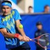 Marinko Matosevic plays a backhand during his first round match against Britain's James Ward at the ATP event in Eastbourne. Having come through qualifying, Matosevic continued his roll with a three-set win over the Brit; Getty Images