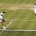 Four-time Queens champion Lleyton Hewitt (R) teamed with fellow four-time winner Andy Roddick in the doubles event at Queens in 2012, with the veterans reaching the second round; Getty Images