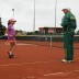 Ian Barclay working with Lindsay Thompson.