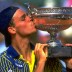Brazilian Gustavo Kuerten burst onto the tennis scene in 1997, when, ranked No.66, he spectacularly triumphed at the French Open; Getty Images