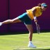 Sam Stosur serves in a practice session at the All England Lawn Tennis Club in Wimbledon in London, England; Getty Images