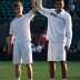 Aussies Andrew Harris (L) and Nick Krygios won their second Grand Slam junior boys' doubles title, their straight-set win at Wimbledon over Italians Matteo Donati and Pietro Licciardi coming a month after they won the boys' title at Roland Garros; Getty Images
