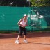 Hayla Rafei on the front foot.