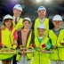 (Back row L-R) Deputy Premier and Minister for Tourism Hon Dr Kim Hames, and Minister for Sport and Recreation Hon Terry Waldron, with local Hot Shots participants at the Perth Arena; Credit: Jody D’Arcy