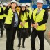 Hopman Cup staff (L-R) Sammy Noall, Jacinta Beros and Sam McManus at the new Perth Arena; Credit: Jody D’Arcy