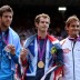 (L-R) Bronze medallist Juan Martin Del Potro of Argentina, gold medallist Andy Murray of Great Britain and silver medallist Roger Federer of Switzerland pose during the medal ceremony for the men's singles tennis event; Getty Images (L-R) Bronze medallist Juan Martin Del Potro of Argentina, gold medallist Andy Murray of Great Britain and silver medallist Roger Federer of Switzerland pose during the medal ceremony for the men's singles tennis event; Getty Images