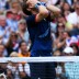 Andy Murray of Great Britain celebrates after defeating Roger Federer of Switzerland 6-2 6-1 6-4 in the men's singles Gold Medal Match; Getty Images