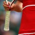 The flag of Denmark is seen painted on the fingers of Dane Caroline Wozniacki during the London Olympics tennis event; Getty Images)