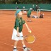 David Qariaqus preparing to serve.