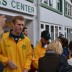 Chris Guccione (left) and Lleyton Hewitt sign autographs outside Hamburg's Rothenbaum Stadium. TENNIS AUSTRALIA