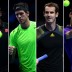 ATP World Tour Finals semifinalists (L-R) Novak Djokovic, Juan Martin del Potro, Andy Murray and Roger Federer; Getty Images