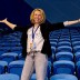 Former world No.8 Alicia Molik attended the Perth Arena Open Day, posing in the stands for photographers; Tennis Australia