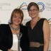 Anne Baldwin (L) poses with Senator Kate Lendy after winning the Volunteer Achievement Award at the 2012 Newcombe Medal Australian Tennis Awards; Tennis Australia