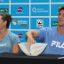 Brisbane International official draw conducted by Australians Sam Stosur (L) and Matt Ebden on December 29, 2012 in Brisbane, Australia; Getty Images