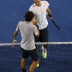 Bernard Tomic and Roger Federer - 2013 Australian Open - Day 6